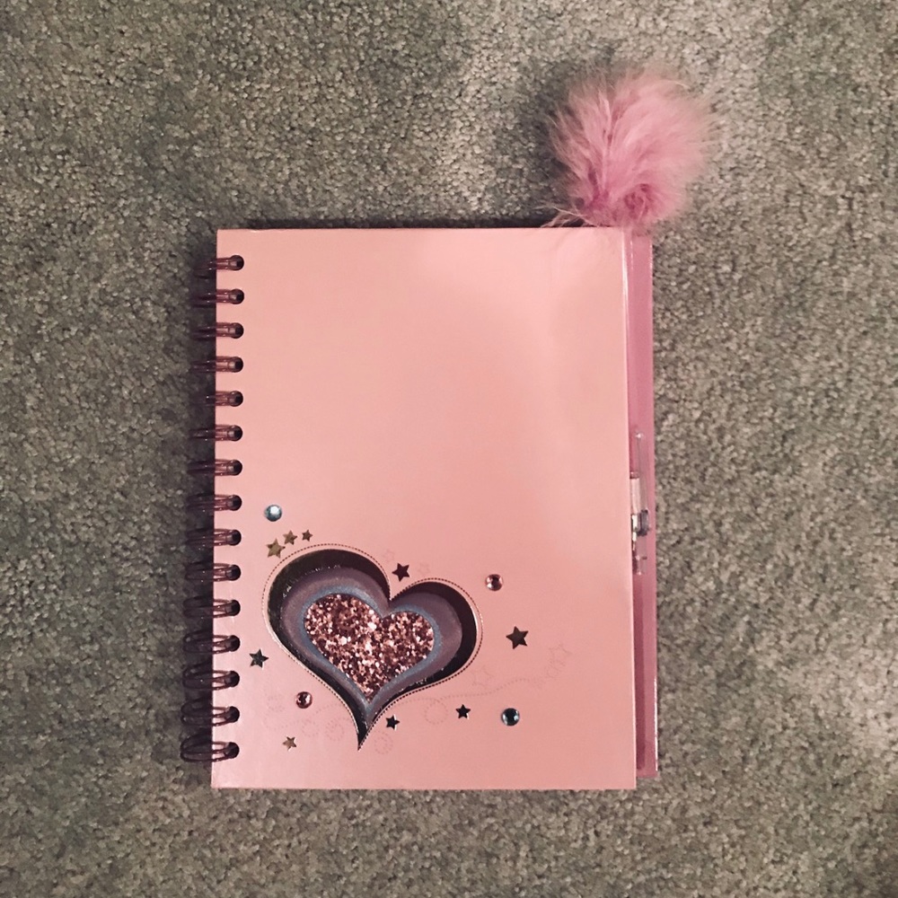 Claire’s Heart Journal With Pen
